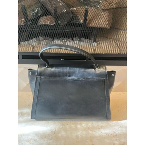Michael Kors Black Leather Handle Bag With Strap - Picture 4 of 9